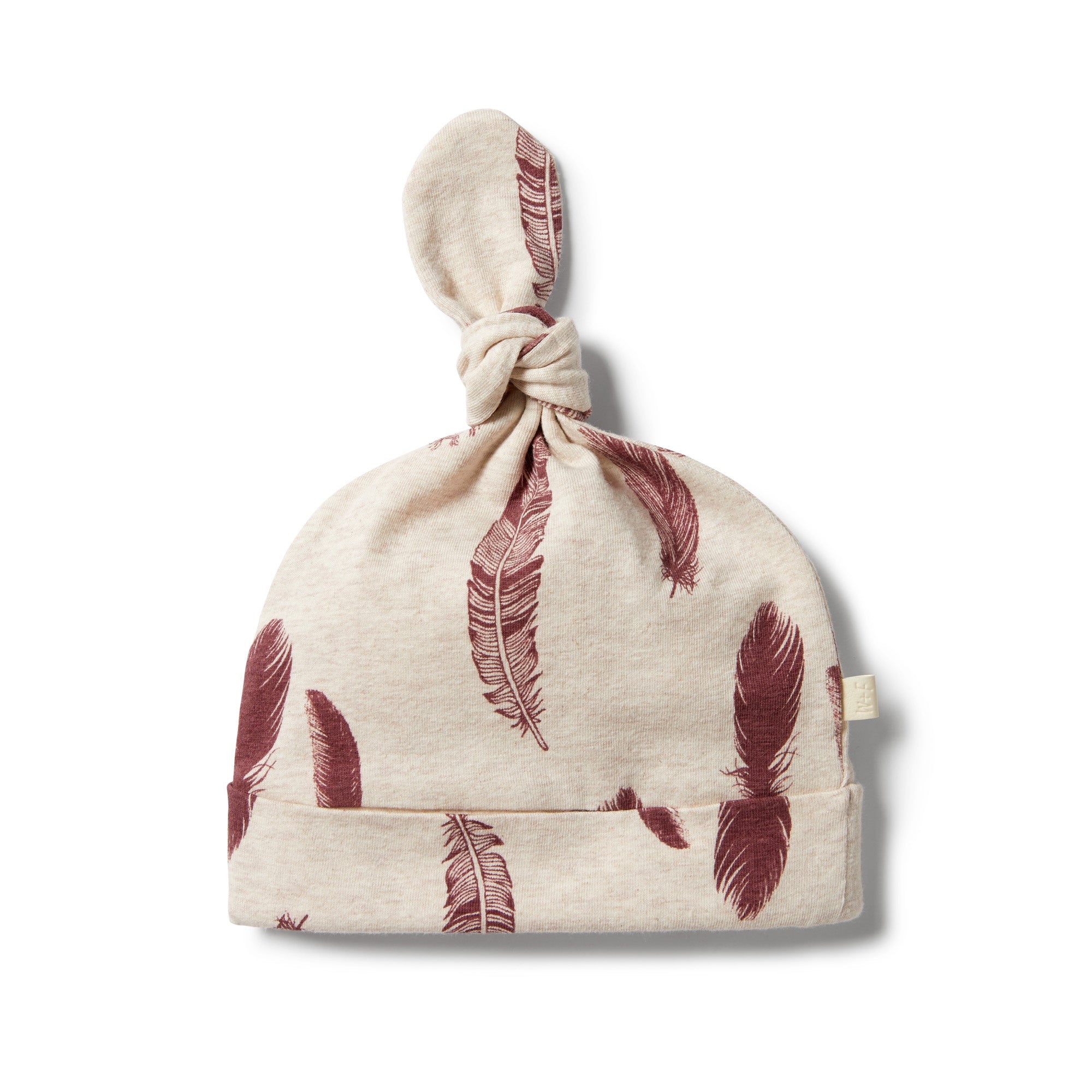 Wilson & Frenchy Organic Knot Hat - Falling Feathers