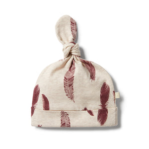 Wilson & Frenchy Organic Knot Hat - Falling Feathers