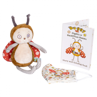 Buggy the Germinator Plush, Book & Face Mask