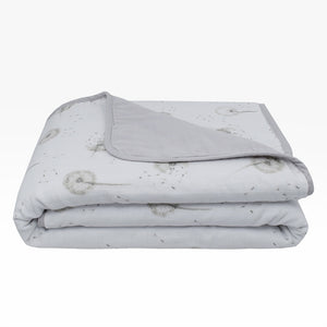 Living Textiles Organic Muslin Pram Blanket - Dandelion