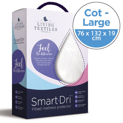 Living Textiles Smart-Dri™ Waterproof mattress protector - Cot - large