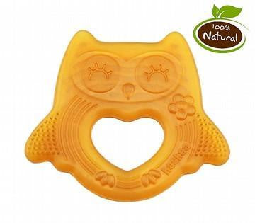 Haakaa Natural Rubber Owl Smiling Teether