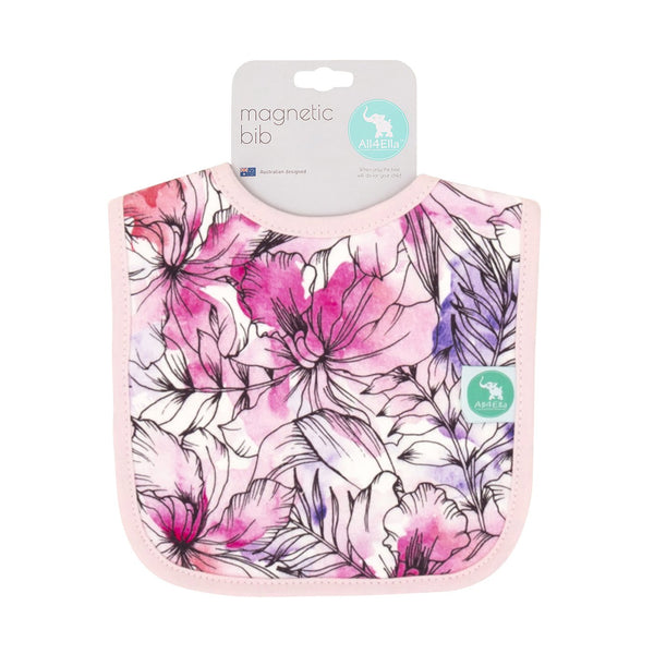 All4Ella Magnetic Bib - Floral