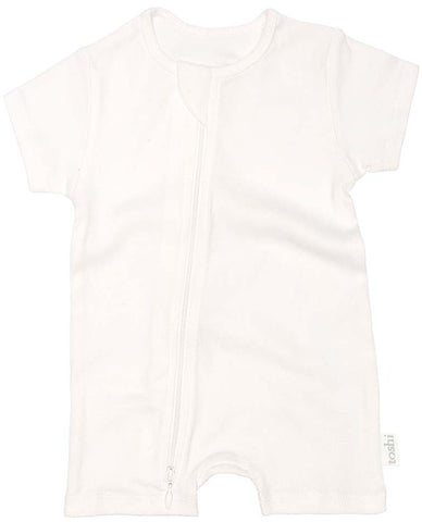 Toshi Dreamtime Organic Onesie S/S Cream