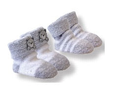 Playette Chenille Bootie Socks 2pk - Grey