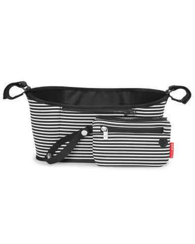 Skip Hop Grab & Go Stroller Organiser - Black & White Stripes