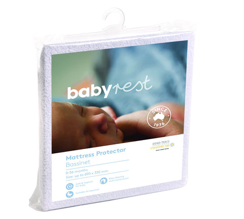 BabyRest Mattress Protector Bassinette 690 x 330mm