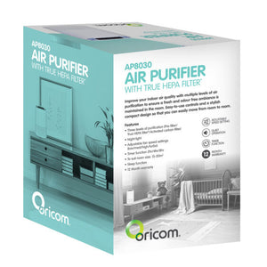 Oricom AP8030 Air Purifier With True HEPA-13 Filter
