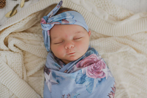 Luna's Treasures Aspen Jersey Topknot Headband