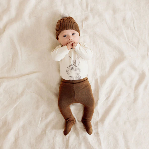 Wilson & Frenchy Organic Envelope Bodysuit - Bunny Rabbit