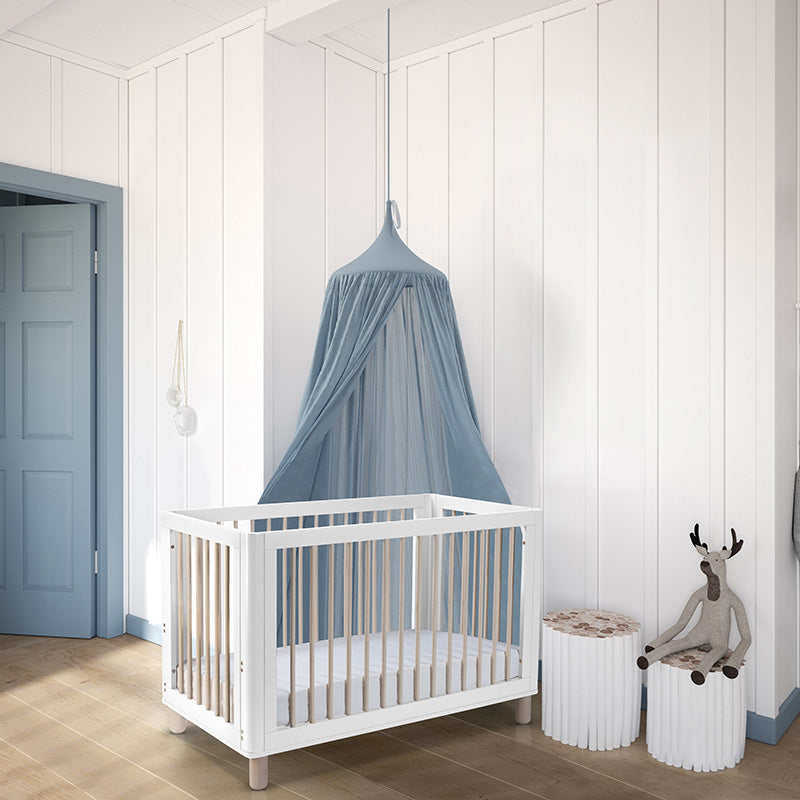 Cocoon Allure Cot White & Washed Natural Baby Junction