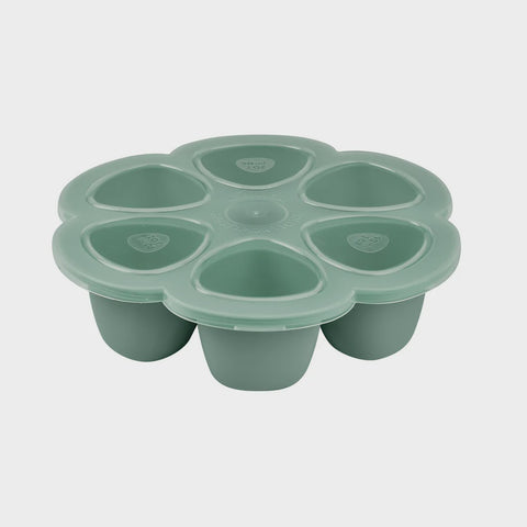 Beaba Silicone Multiportions Freeze Pots 90ml - Sage Green