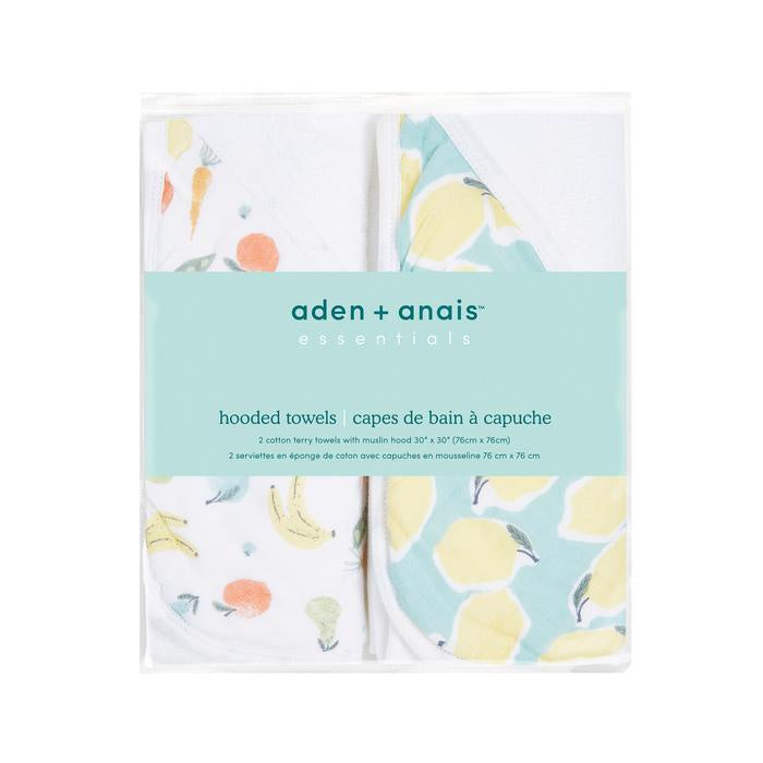 Aden + Anais Essentials Hooded Towels 2pk - Farm to Table