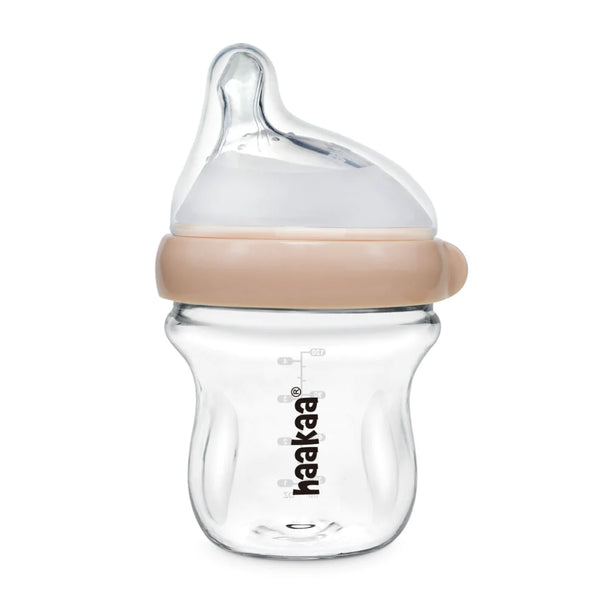 Haakaa Glass Baby Bottle 120ml