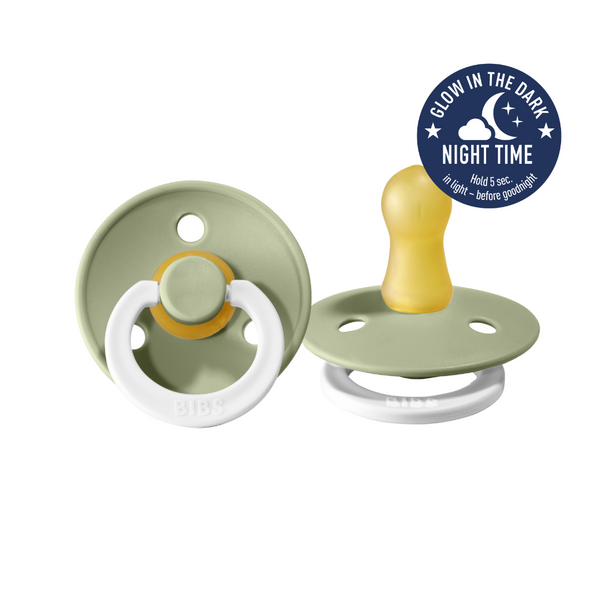BIBS Night Glow Dummies - Size Two (6-18m)