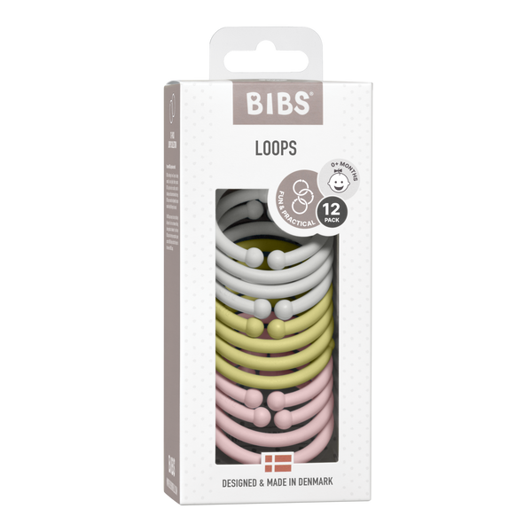 BIBS Loops 12 Pieces - Haze/Meadow/Blossom