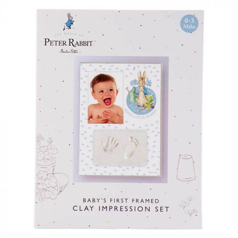 Peter Rabbit Baby's First Framed Clay Impression Set