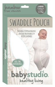 Baby Studio Swaddle Pouch Bamboo 0-3 Months