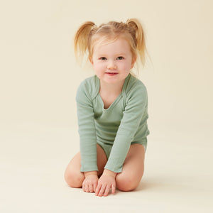 ErgoPouch Bodysuit Long Sleeve 0.2 Tog - Sage