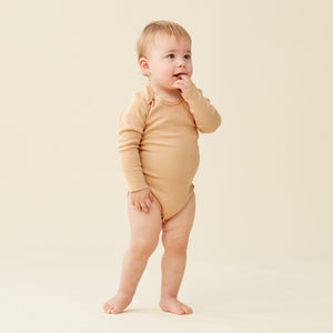 ErgoPouch Bodysuit Long Sleeve 0.2 Tog - Wheat