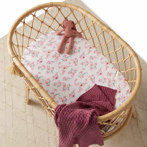 Snuggle Hunny Fitted Bassinet Sheet/Change Mat Cover Patterned