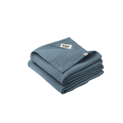 BIBS Cuddle Cloth 2pk - Petrol Blue