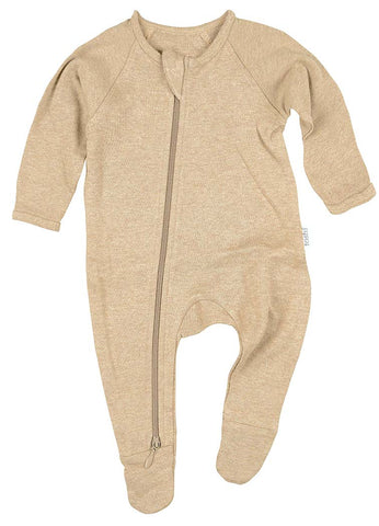 Toshi Dreamtime Organic Onesie Long Sleeve Camel