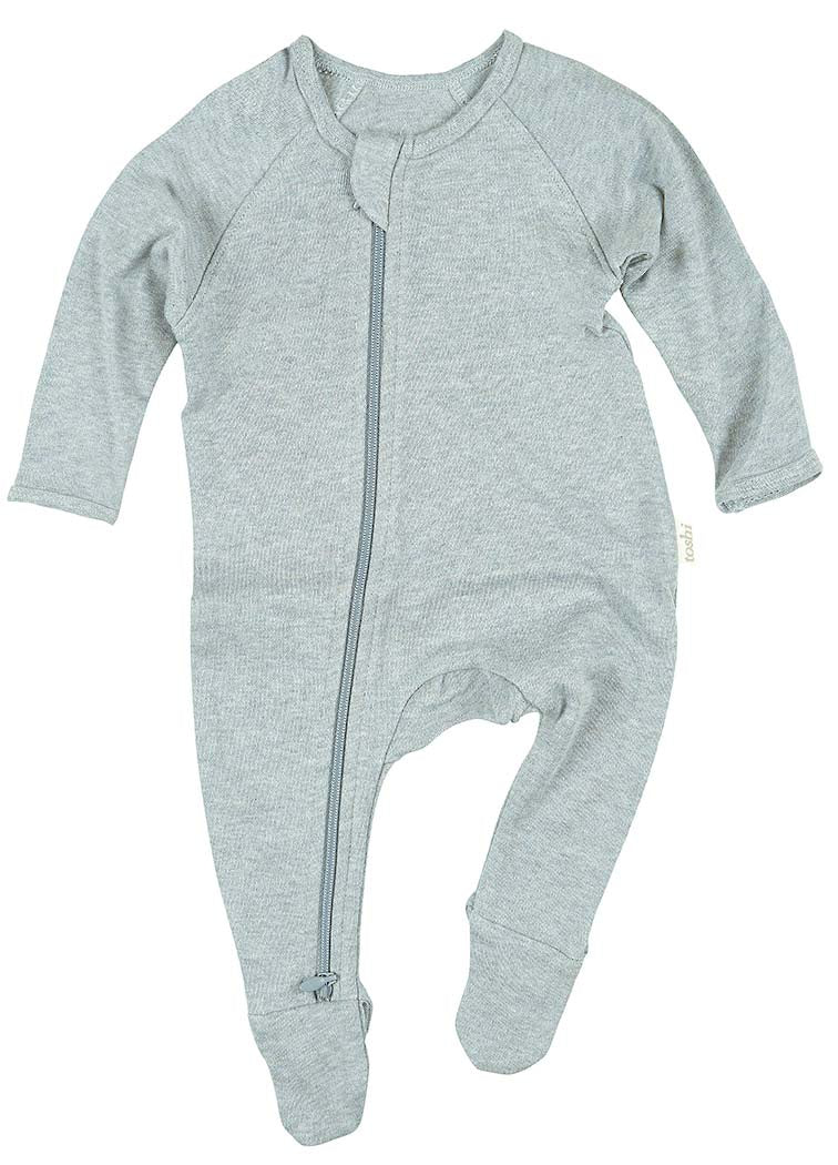 Toshi Dreamtime Organic Onesie Long Sleeve Ice