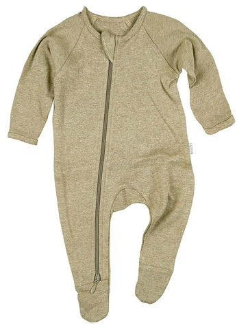 Toshi Dreamtime Organic Onesie Long Sleeve Olive