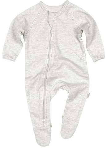 Toshi Dreamtime Organic Onesie Long Sleeve Pebble