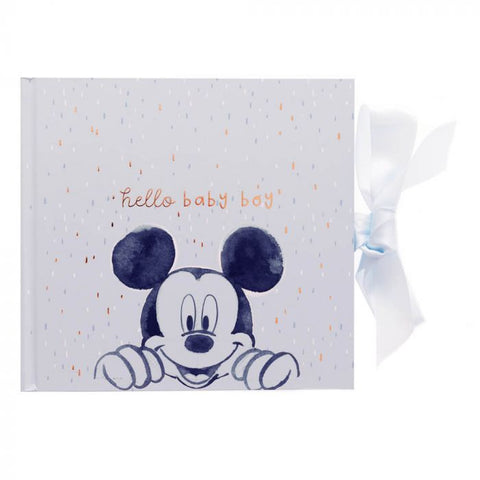 Disney Photo Album Mickey Mouse Hello Baby Boy