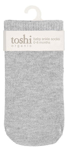 Toshi Dreamtime Organic Ankle Socks Ash