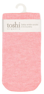 Toshi Dreamtime Organic Ankle Socks Carmine