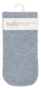 Toshi Dreamtime Organic Ankle Socks Lake