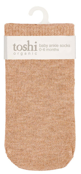 Toshi Dreamtime Organic Ankle Socks Maple