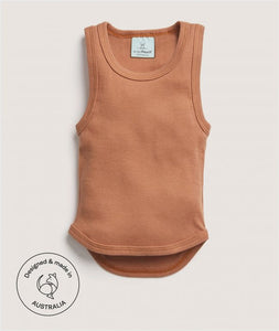 ErgoPouch Bodywear Singlet - Chestnut