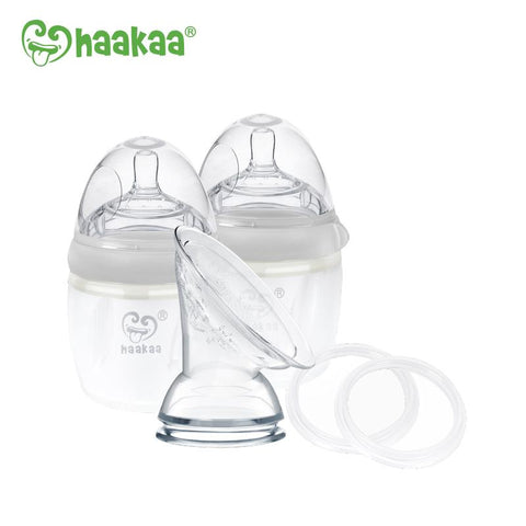 Haakaa Multifunction Silicone Pump & Bottle Pack