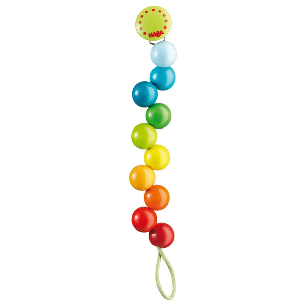 HABA Pacifier Chain Rainbow Pearls