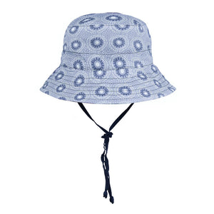 Bedhead 'Explorer' Kids Reversible Sun Hat - Norman/Indigo