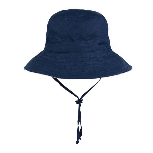 Bedhead 'Explorer' Kids Reversible Sun Hat - Norman/Indigo