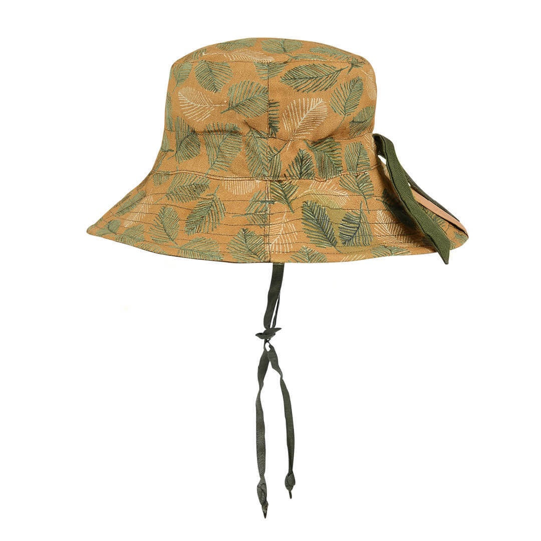 Bedhead 'Explorer' Kids Reversible Sun Hat - Oakley/Olive