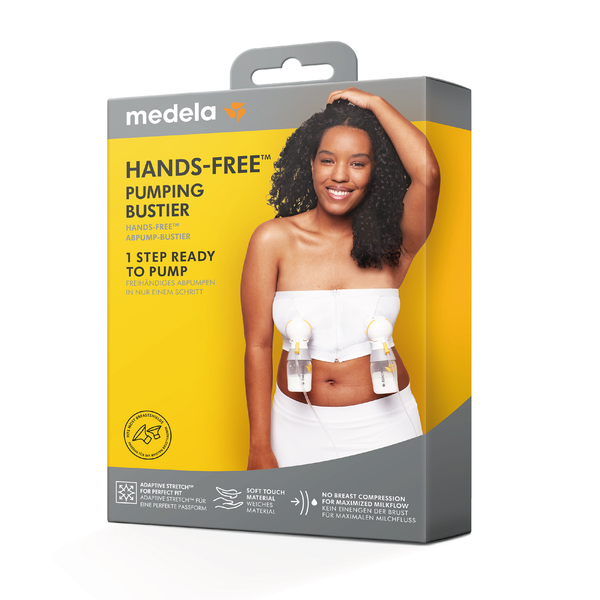 Medela Hands-free™ Pumping Bustier - White