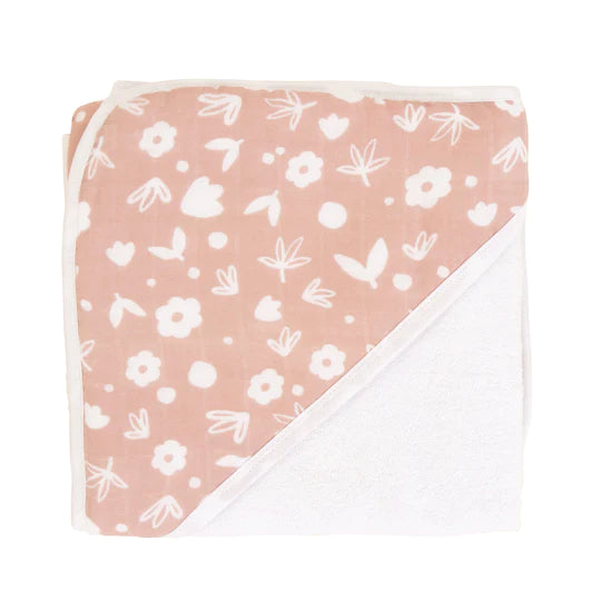 All4Ella Hooded Towel - Dusty Pink