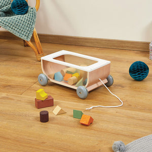 Janod Cocoon Cart with Blocks