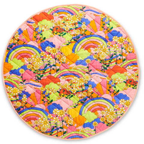 Kip & Co Flower Power Quilted Play Mat