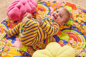 Kip & Co Flower Power Quilted Play Mat