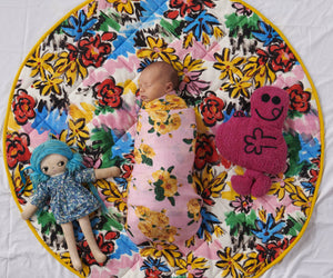Kip & Co Rio Floral Quilted Baby Playmat