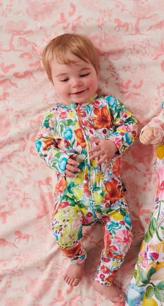 Kip & Co Abundance Organic LS Zip Romper