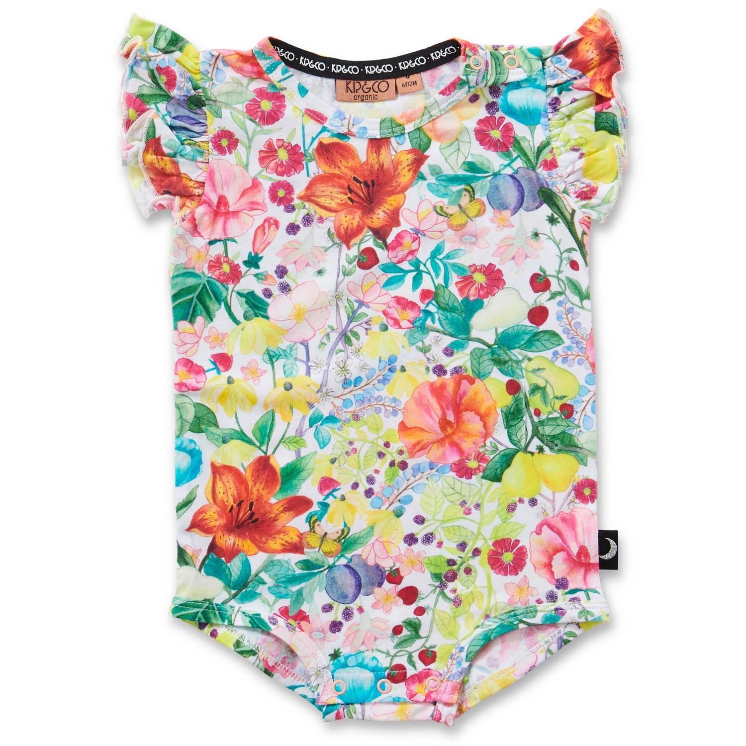 Kip & Co Abundance Organic SS Frill Romper