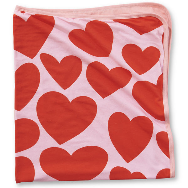 Kip & Co Big Hearted Organic Cotton Stroller Blanket